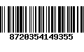 Código de Barras 8720354149355