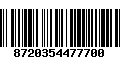 Código de Barras 8720354477700