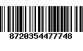 Código de Barras 8720354477748