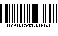 Código de Barras 8720354533963
