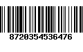 Código de Barras 8720354536476
