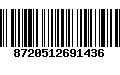 Código de Barras 8720512691436