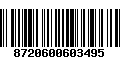 Código de Barras 8720600603495