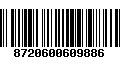 Código de Barras 8720600609886