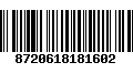 Código de Barras 8720618181602