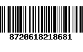 Código de Barras 8720618218681