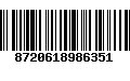 Código de Barras 8720618986351