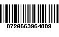 Código de Barras 8720663964809