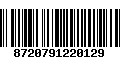 Código de Barras 8720791220129