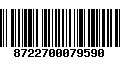 Código de Barras 8722700079590