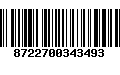 Código de Barras 8722700343493