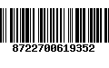 Código de Barras 8722700619352