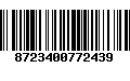 Código de Barras 8723400772439