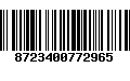 Código de Barras 8723400772965