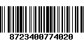 Código de Barras 8723400774020