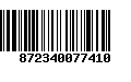 Código de Barras 872340077410