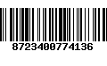 Código de Barras 8723400774136