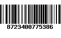 Código de Barras 8723400775386