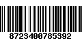 Código de Barras 8723400785392