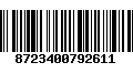 Código de Barras 8723400792611