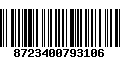 Código de Barras 8723400793106