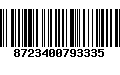 Código de Barras 8723400793335