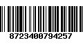 Código de Barras 8723400794257