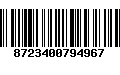 Código de Barras 8723400794967