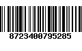 Código de Barras 8723400795285