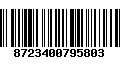 Código de Barras 8723400795803