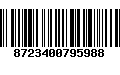 Código de Barras 8723400795988