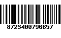 Código de Barras 8723400796657