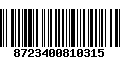 Código de Barras 8723400810315