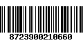 Código de Barras 8723900210660