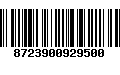 Código de Barras 8723900929500