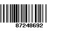 Código de Barras 87248692