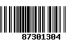 Código de Barras 87301304