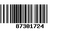 Código de Barras 87301724