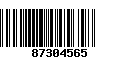 Código de Barras 87304565