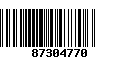 Código de Barras 87304770