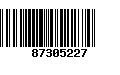 Código de Barras 87305227