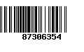 Código de Barras 87306354