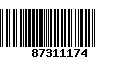 Código de Barras 87311174