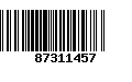 Código de Barras 87311457