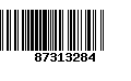 Código de Barras 87313284