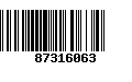 Código de Barras 87316063