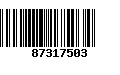 Código de Barras 87317503