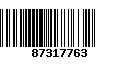 Código de Barras 87317763