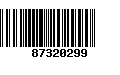 Código de Barras 87320299