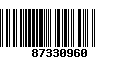 Código de Barras 87330960